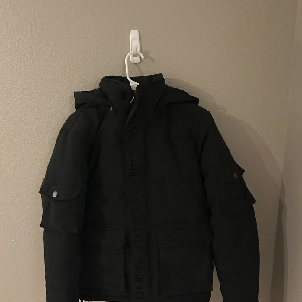 Men's Classic Black Puffer Jacket